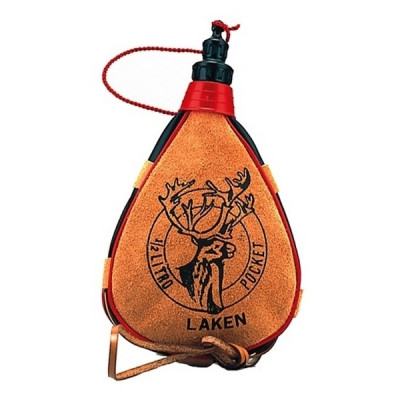 Фляга Laken Leather canteen 2 L straight form