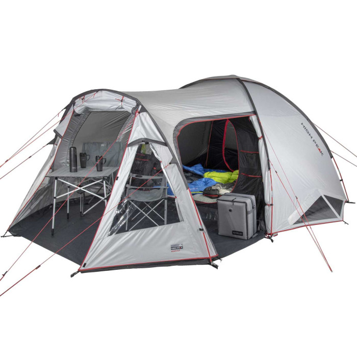 Палатка High Peak Amora 5.0 Nimbus серая (11576)  