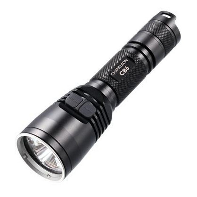 Тактический фонарь Nitecore CB6 (белый + синий + RGB), 440 люмен  