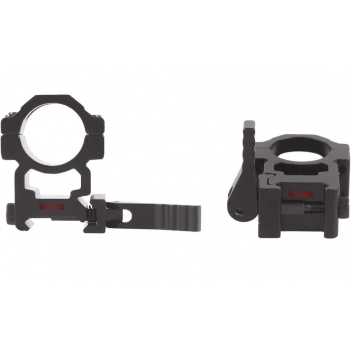 Кольца Vector Optics 25,4 мм быстросъемные высокие на Вивер/Пикатини  