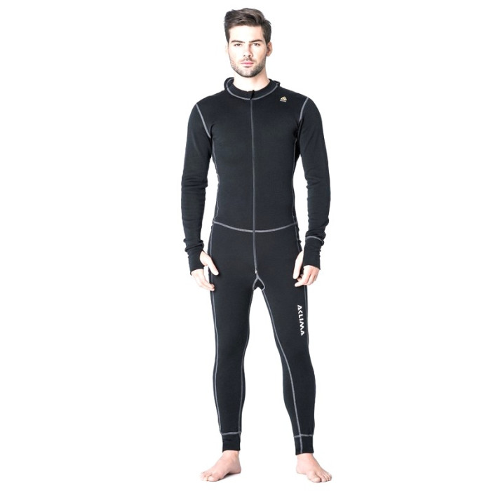 Комбинезон мужской Aclima WarmWool Overall Man Black, S  