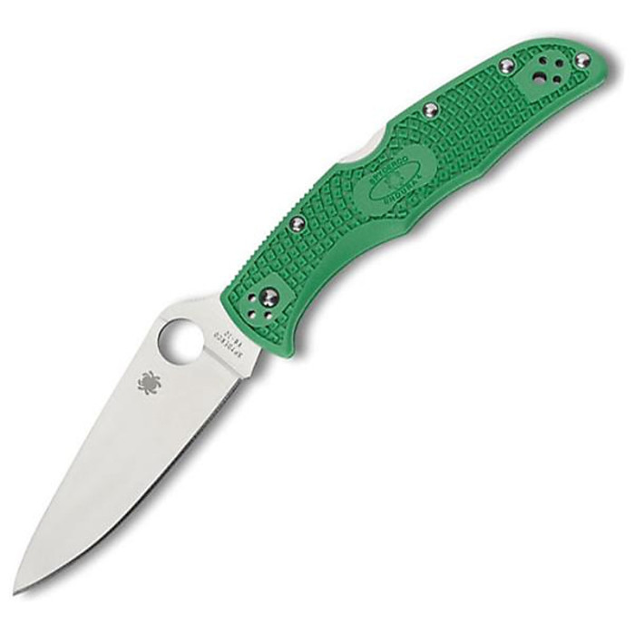 Нож Spyderco Endura 4 Flat Ground зеленый C10FPGR 