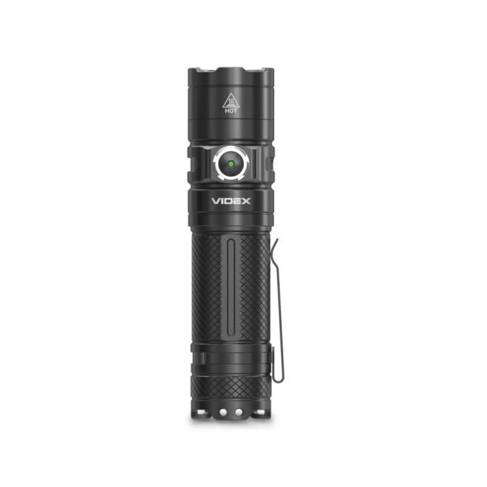 Портативный светодиодный фонарик VIDEX VLF-A355C 4000Lm 5000K (открытая/ поврежденная упаковка)  