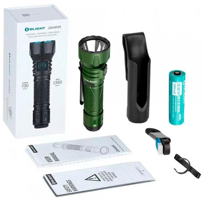 Фонарь Olight Javelot od green  