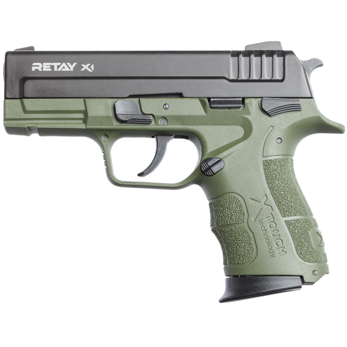 Пистолет стартовый Retay X1 9мм olive (P570102G) 