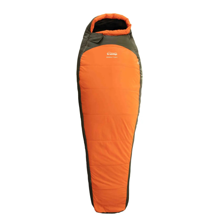 Спальный мешок Tramp Boreal Long кокон левый orange/grey 225/80-55 UTRS-061L 