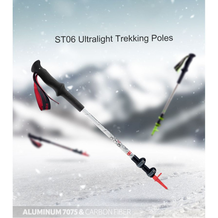 Трекинговая палка 3-секционная Naturehike ST06 NH17D006-D, белая  