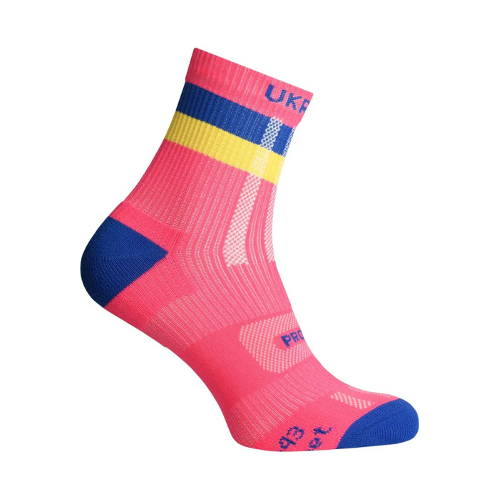 Компрессионные носки защитные летние Protector ShortDry Ultra New сине-розовые M 40-43  