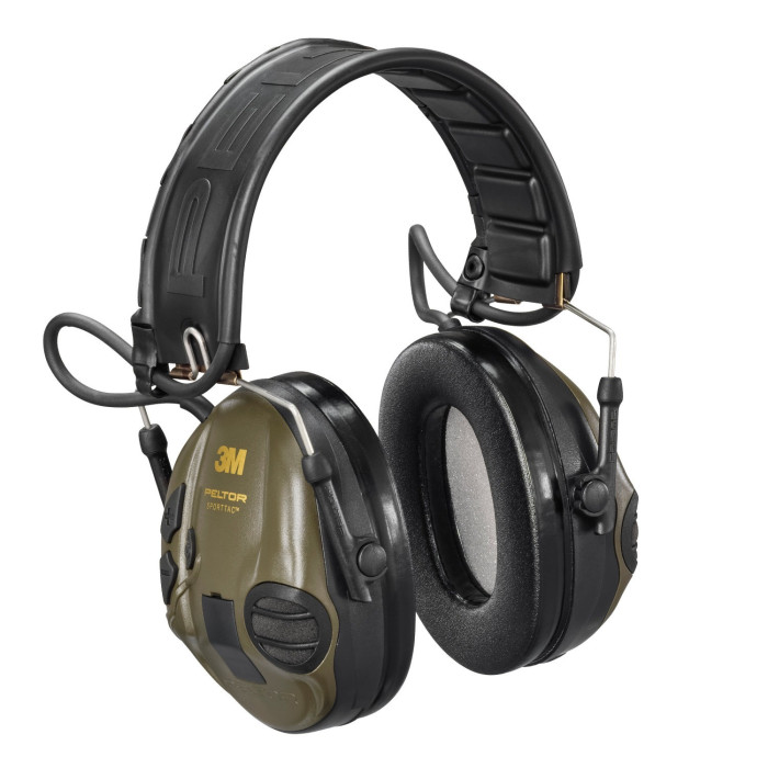 Наушники защитные активные Peltor Sport Tac, зеленый 
