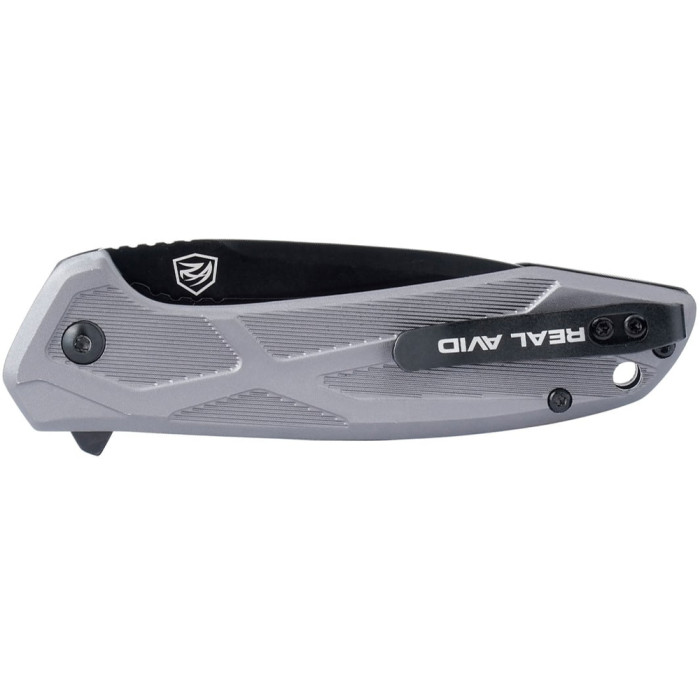 Нож Real Avid RAV-2, Black Oxide, Aluminum grey  