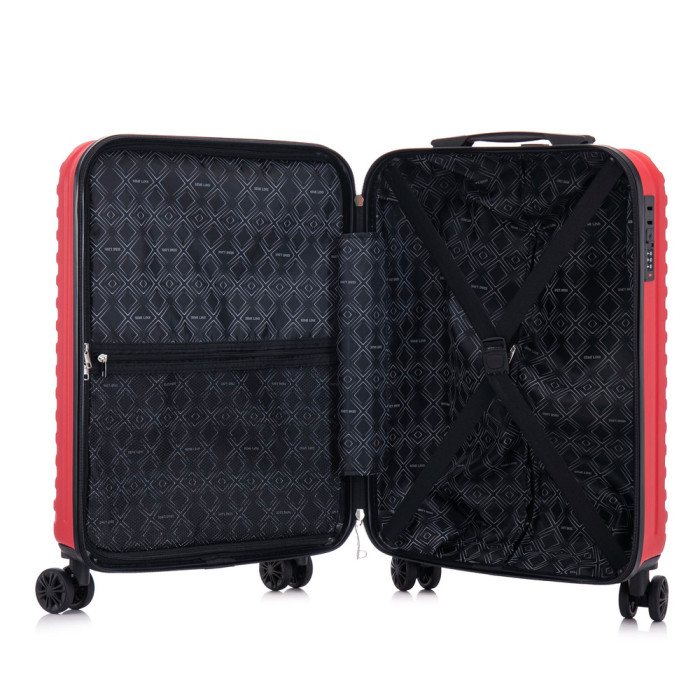 Чемодан Semi Line 20" (S) Red (T5871-2)
