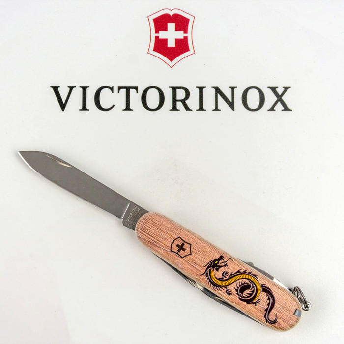Складной нож Victorinox SPARTAN ZODIAC 3D Деревянный дракон 1.3603.7.Z3310h  