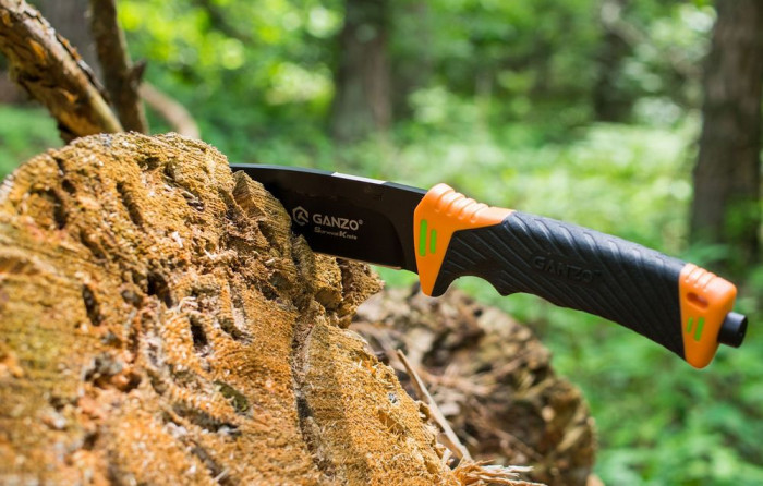 Нож Ganzo G8012, оранжевый  