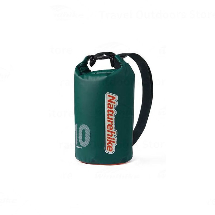 Рюкзак водонепроницаемый Naturehike CNK2300BS017, 10 л, темно-зеленый  