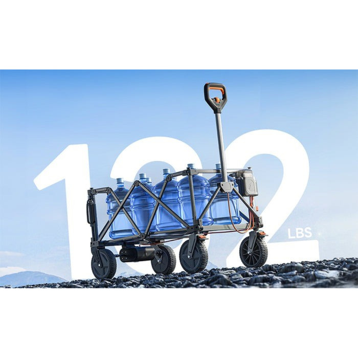 Аккумуляторная тележка Litheli с двигателем от павербанка (УМБ Litheli Power Bank 20000 mAh, 45 W в комплекте)  