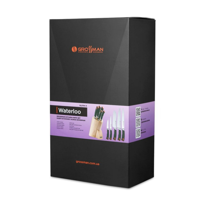 Набор кухонных ножей Grossman SL2754D-Waterloo  