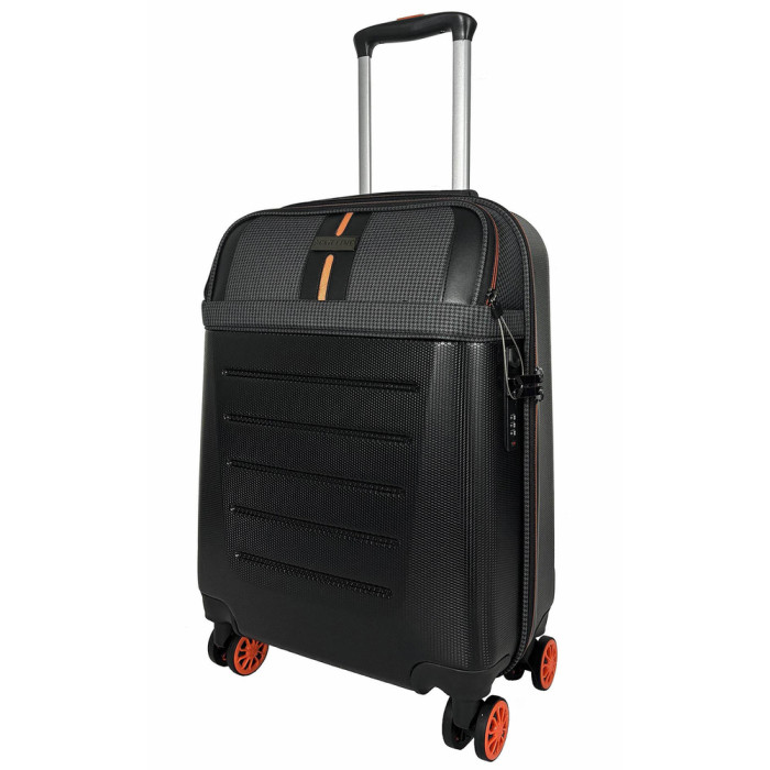 Чемодан Semi Line 20" (S) Black/Orange Line (T5734-1)  