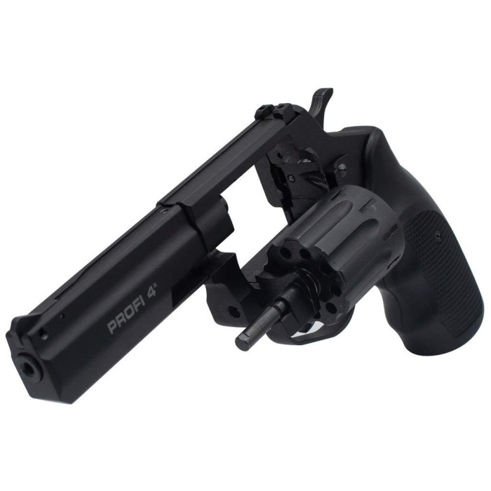 Револьвер Флобера ZBROIA PROFI-4" (черный/пластик)  