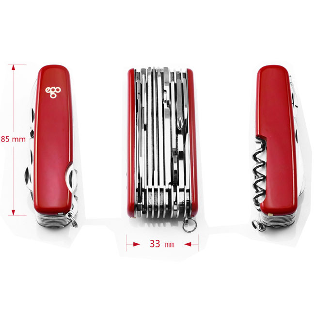 Нож Ego A01.18 красный  