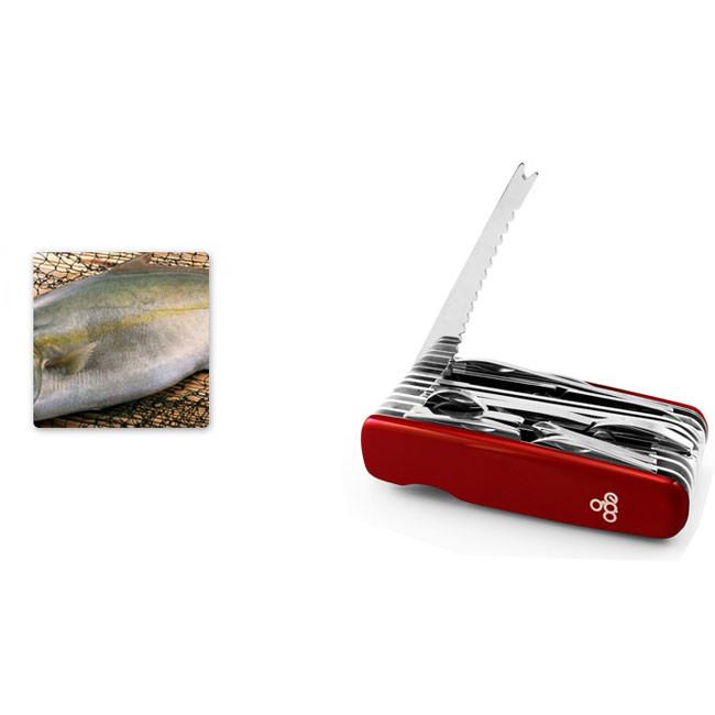 Нож Ego A01.18 красный  