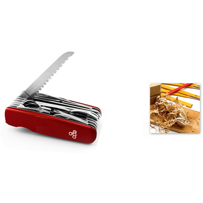 Нож Ego A01.18 красный  