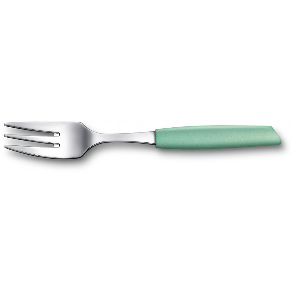 Вилка для закусок, тортов и десертов Victorinox Swiss Modern, Cake Fork, мятный