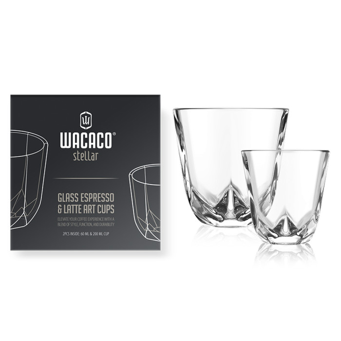 Набор стаканов стеклянных Wacaco, 2шт, 60+200 мл  