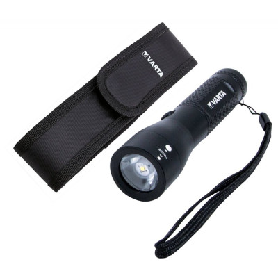 Карманный фонарь Varta 3W LED, 3AAA с чехлом, 200 лм