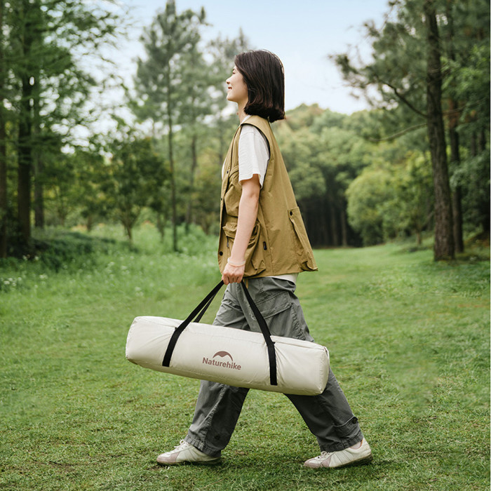 Палатка трехместная автоматическая с тентом Naturehike Ango Picnic CNK2450WS021, коричневая  