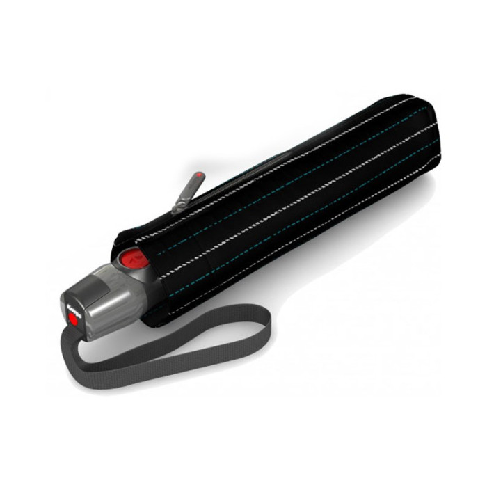 Зонт Knirps T.200 Baker Street Aqua Авто/Складной/8спиц /D99x28см  