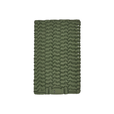Матрас двойной Naturehike CNK2550WS019, 65 мм, со встроенной помпой, зеленый