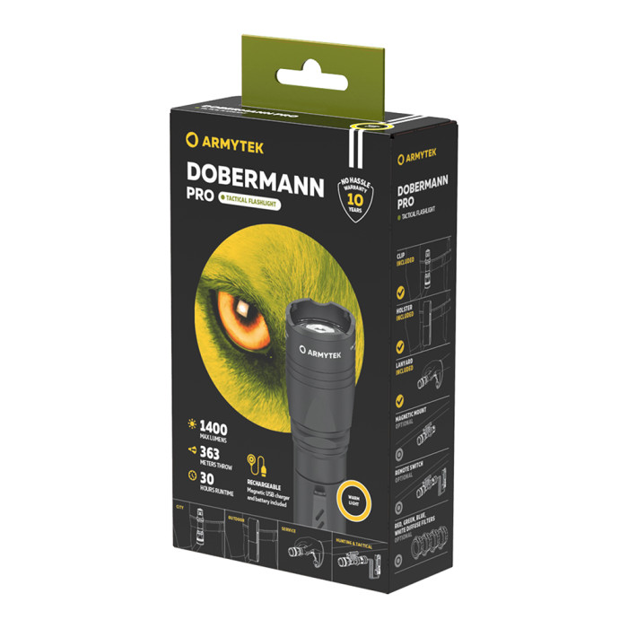 Armytek Dobermann Magnet USB White  