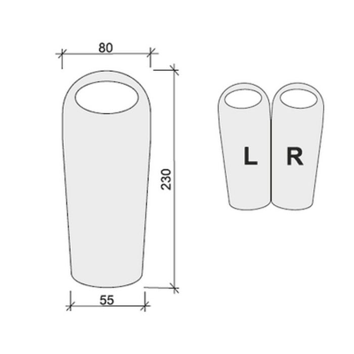 Спальный мешок Terra Incognita Pharaon Evo 200 L синий  
