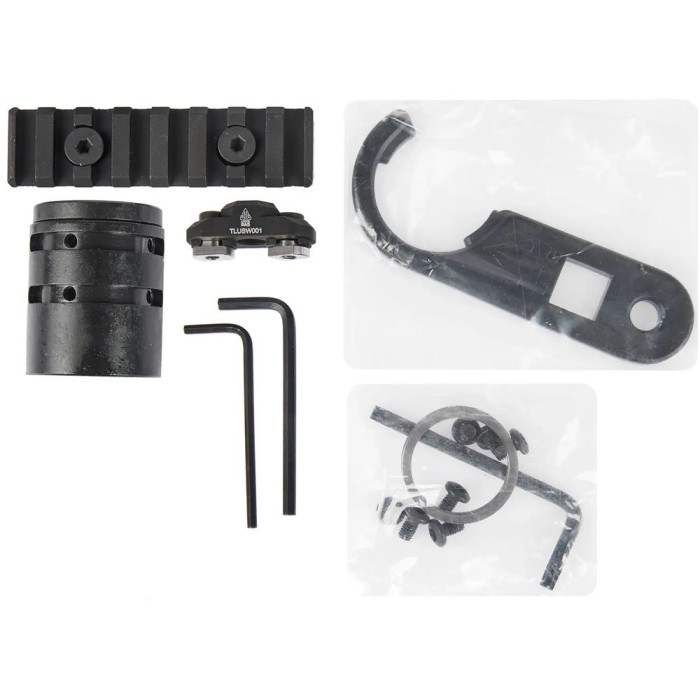 Цевье Leapers AR15, Ultra Slim, 15", M-LOK Black/Blue  