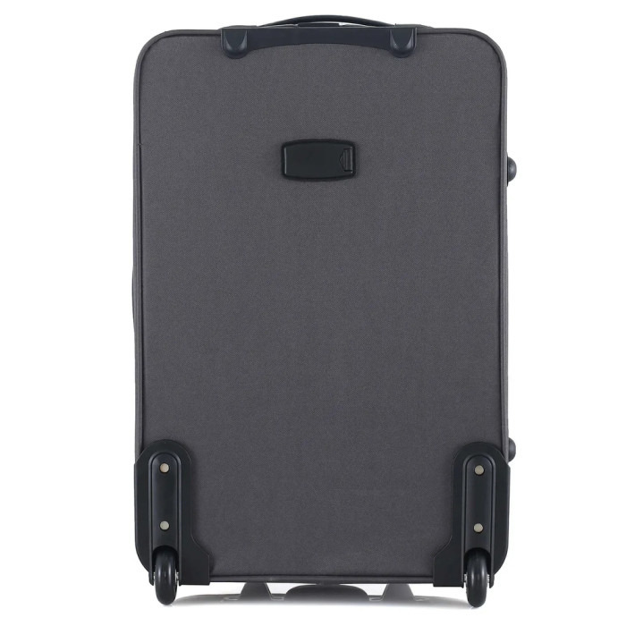 Чемодан Semi Line 24" (M) Grey/Orange Lines (T5754-2)  