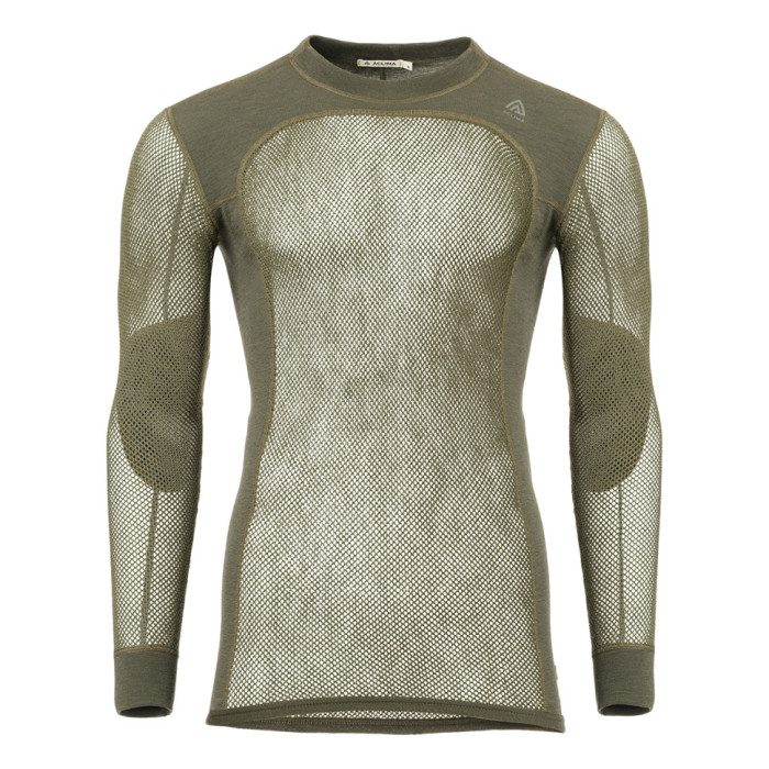 Термокофта мужская Aclima WoolNet 120 Crew Neck Men Olive Night L  