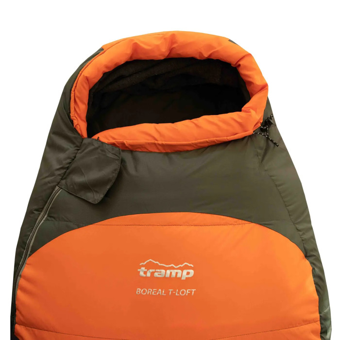 Спальный мешок Tramp Boreal Long кокон правый orange/grey 225/80-55 UTRS-061L  