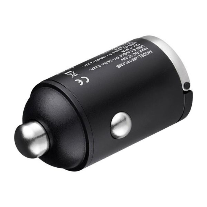 Автомобильное зарядное устройство Brevia ePower NanoMetal 38W 1xUSB-C+1xUSB-A  