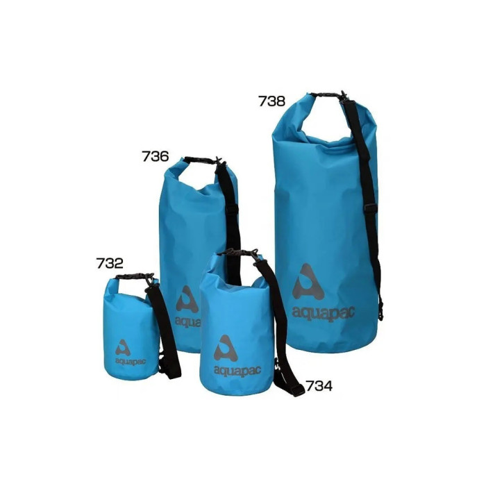 Гермомешок AQUAPAC с ремнем через плечо Trailproof Drybag - 70L (blue) w/strap синий  