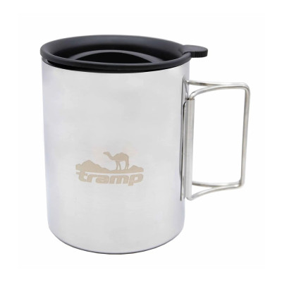 Термокружка Tramp со складными ручками и поилкой 500мл UTRC-142 металл