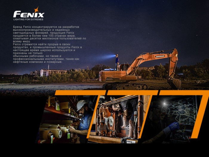 Мультифонарь Fenix HM61R LUMINUS SST40 + складной нож Ruike S22, зеленый  