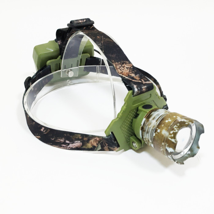 Фонарь налобный Police W328M-3-TG, Power Bank, 3x18650, ЗУ Type-C  