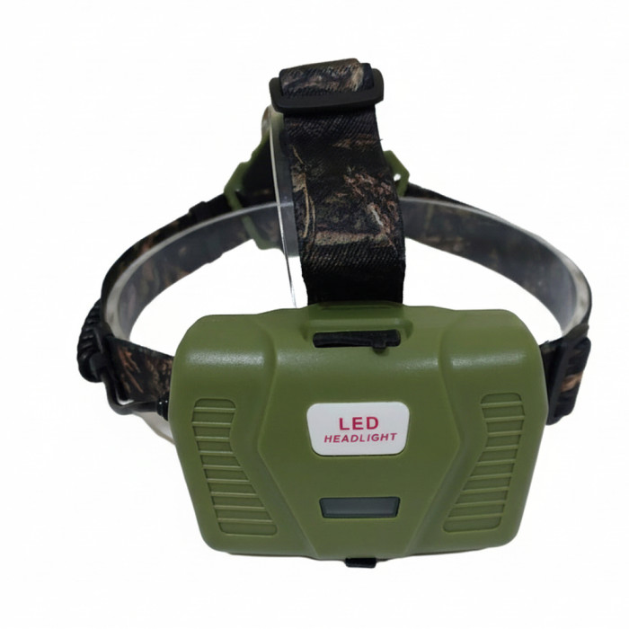 Фонарь налобный Police W328M-3-TG, Power Bank, 3x18650, ЗУ Type-C  