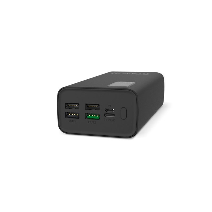 Повербанк TITANUM 728S 30000mAh 22.5W Black  