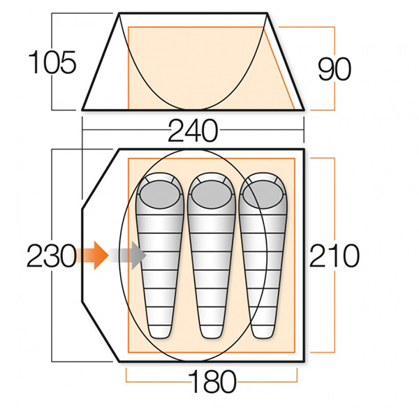 Палатка Vango Pop 300 DS River  