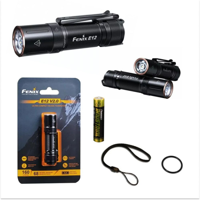 Fenix E12 V2.0 MATCH CA18 (холодный белый)  
