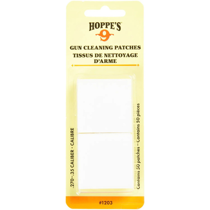 Патч для чистки Hoppe`s кал.270-.35 50 шт/уп. Синтетика  