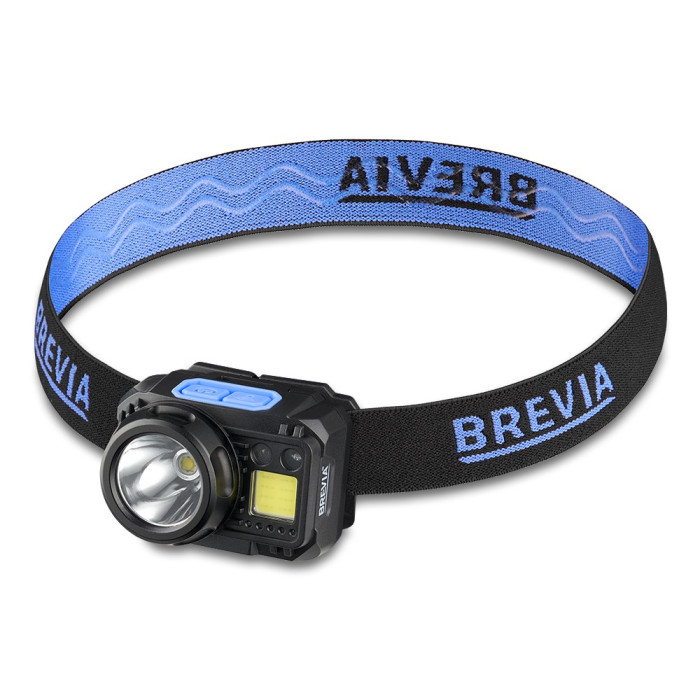 Фонарь налобный BREVIA 500Lm, 3W CREE XPG+COB, 1200mAh/3xAAA, Sensor White/Red (14350ERBX1)  