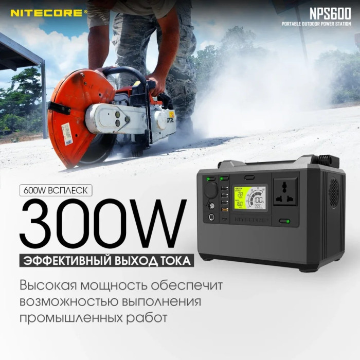 Зарядная станция Nitecore NPS600 (165000mAh)  