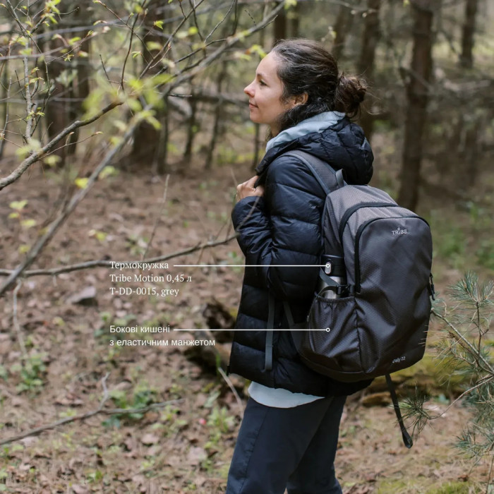 Рюкзак Tribe Daily 22 л T-IC-0021-grey  